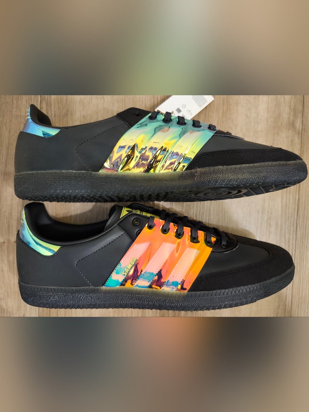Adidas Samba OG TPU GX1025 Grey Iridescent Men's Size 14 Sneakers